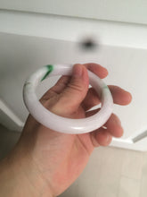 Load image into Gallery viewer, 57mm certified 100% natural sunny green/white/purple jadeite jade bangle AX92-5423