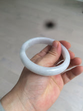 Load image into Gallery viewer, 58.9mm Certified Type A 100% Natural white/green/light purple Jadeite Jade bangle AZ23-5073