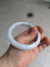 Load image into Gallery viewer, 58.9mm Certified Type A 100% Natural white/green/light purple Jadeite Jade bangle AZ23-5073