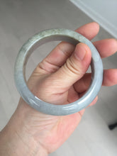 Load image into Gallery viewer, 57mm Certificated 100% natural type A light green/gray/black jadeite jade bangle BP53-5969