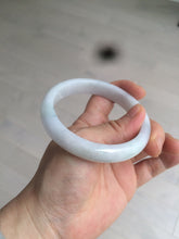 Load image into Gallery viewer, 58.9mm Certified Type A 100% Natural white/green/light purple Jadeite Jade bangle AZ23-5073