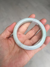 Load image into Gallery viewer, Shopify only 55.5mm Certified 100% natural Type A sunny green purple jadeite jade bangle BM89-9781