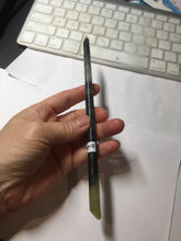Load image into Gallery viewer, 19cm 100% Natural black and green Xiu Jade (Serpentine) Hairpin AW54