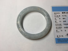 Load image into Gallery viewer, 55mm 100% natural type A icy watery light green yellow jadeite jade bangle Y155-5249