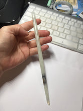 Load image into Gallery viewer, 20cm 100% Natural black light yellow Xiu Jade (Serpentine) Hairpin AW55