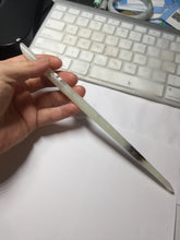 Load image into Gallery viewer, 20cm 100% Natural black light yellow Xiu Jade (Serpentine) Hairpin AW55