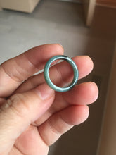 Load image into Gallery viewer, 100% natural type A green/blue/purple Guatemala jadeite jade band ring group PD9
