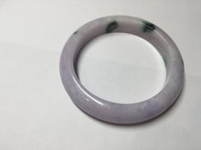 Load image into Gallery viewer, SOld! pleae don't order. Thanks. 55mm certified 100% natural type A sunny green/purple jadeite jade bangle BN86-8721