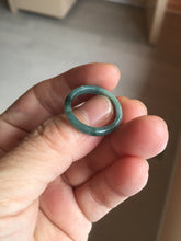 Load image into Gallery viewer, 100% natural type A green/blue/purple Guatemala jadeite jade band ring group PD9