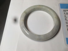 Load image into Gallery viewer, 55.6 mm Certified type A 100% Natural light green Jadeite bangle AZ86-1636