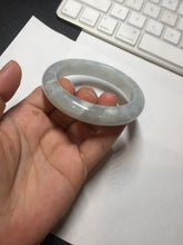 Load image into Gallery viewer, 55mm 100% natural type A icy watery light green yellow jadeite jade bangle Y155-5249