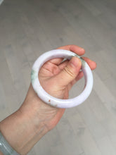Load image into Gallery viewer, 60mm Certified Type A 100% Natural icy watery green/purple/red Jadeite Jade bangle BM87-4496