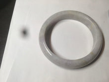 Load image into Gallery viewer, 53.2mm Certified type A 100% Natural light green/purple Jadeite bangle AZ87-1632
