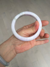 Load image into Gallery viewer, 60mm Certified Type A 100% Natural icy watery green/purple/red Jadeite Jade bangle BM87-4496