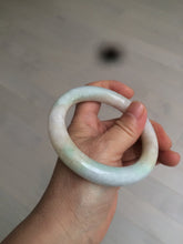 Load image into Gallery viewer, 57.8mm certified 100% natural type A light sunny green/purple/yellow chubby round cut jadeite jade bangle BF36- 9222