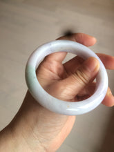 Load image into Gallery viewer, 57.2mm certified type A 100% Natural purple/green/yellow(FU LU Shou) Jadeite Jade bangle AS69-4007