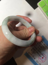 Load image into Gallery viewer, 57mm Certified Type A 100% Natural yellow/purple/green(FU LU SHOU) Jadeite Jade bangle AC86-0748