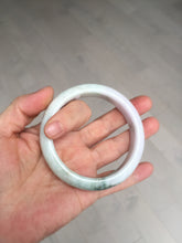 Load image into Gallery viewer, 59mm Certified Type A 100% Natural light green purple yellow (FU LU SHOU) Jadeite Jade bangle BM86-4497
