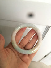 Load image into Gallery viewer, 57.8mm certified 100% natural type A light sunny green/purple/yellow chubby round cut jadeite jade bangle BF36- 9222