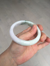 Load image into Gallery viewer, 59mm Certified Type A 100% Natural light green purple yellow (FU LU SHOU) Jadeite Jade bangle BM86-4497