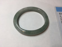 Load image into Gallery viewer, 50mm certified Type A 100% Natural icy watery light green red oval Jadeite Jade bangle BQ8-3804