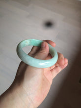 Load image into Gallery viewer, 55.7mm 100% natural Type A sunny green/brown/white jadeite jade bangle AX46-2830