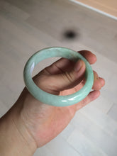 Load image into Gallery viewer, 55.7mm 100% natural Type A sunny green/brown/white jadeite jade bangle AX46-2830