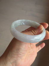 Load image into Gallery viewer, 56.3mm certified 100% natural Type A light green purple jadeite jade bangle Bk75-3785
