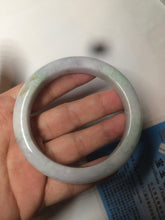 Load image into Gallery viewer, 56.8mm Certified Type A 100% Natural yellow/purple/green(FU LU SHOU) Jadeite Jade bangle AC87-0747