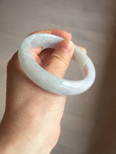 Load image into Gallery viewer, 56.3mm certified 100% natural Type A light green purple jadeite jade bangle Bk75-3785