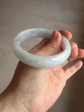 Load image into Gallery viewer, 56.3mm certified 100% natural Type A light green purple jadeite jade bangle Bk75-3785