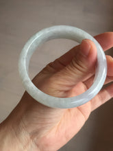 Load image into Gallery viewer, 56.3mm certified 100% natural Type A light green purple jadeite jade bangle Bk75-3785
