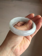 Load image into Gallery viewer, 56.3mm certified 100% natural Type A light green purple jadeite jade bangle Bk75-3785