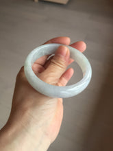 Load image into Gallery viewer, 56.3mm certified 100% natural Type A light green purple jadeite jade bangle Bk75-3785