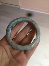 Load image into Gallery viewer, 51/52/54/55.5mm certified Type A 100% Natural light green/brown Jadeite Jade bangle GL11