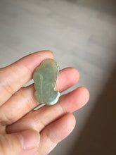 Load image into Gallery viewer, 100% natural type A icy watery jadeite green/yellow/white 3D PiXiu(貔貅) Feng Shui Wealth Attractor with Wealth Pool pendant group necklace PD8