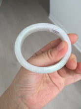 Load image into Gallery viewer, 50mm certified 100% natural Type A icy watery sunny green white red oval jadeite jade bangle BP48-9354