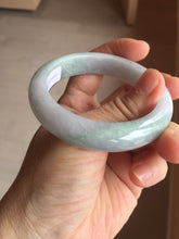 Load image into Gallery viewer, 52.7mm certified 100% natural Type A light green/purple jadeite jade bangle PE10-0323