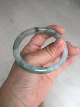 Load image into Gallery viewer, 51.8mm certified Type A 100% Natural icy watery light green/red oval Jadeite Jade bangle BQ9-3799