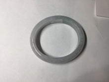 Load image into Gallery viewer, 50mm Type A 100% Natural light green/purple oval Jadeite Jade bangle BM70