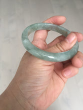 Load image into Gallery viewer, 55.7mm Certified Type A 100% Natural light green white red Jadeite Jade bangle BQ10-3798