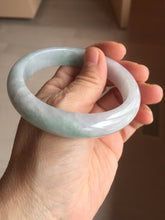 Load image into Gallery viewer, 57.5mm certified 100% natural Type A light green/purple jadeite jade bangle PE9-0311
