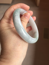Load image into Gallery viewer, 57.5mm certified 100% natural Type A light green/purple jadeite jade bangle PE9-0311