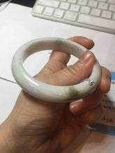 Load image into Gallery viewer, 58.8mm Certified Type A 100% Natural white/ green Jadeite Jade bangle PA3-3512 ($29.99 group)
