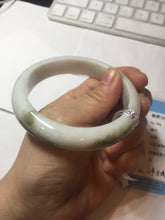 Load image into Gallery viewer, 58.8mm Certified Type A 100% Natural white/ green Jadeite Jade bangle PA3-3512 ($29.99 group)
