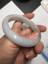 Load image into Gallery viewer, 57.7mm Certified 100% natural Type A dark green white gray purple brown jadeite jade bangle AD119-3012