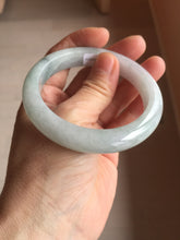 Load image into Gallery viewer, 56mm certified 100% natural Type A icy light green jadeite jade bangle PE8-0310