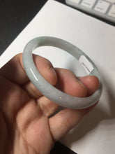Load image into Gallery viewer, 49mm Type A 100% Natural light green oval Jadeite Jade bangle BM71