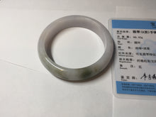 Load image into Gallery viewer, 57.7mm certified Type A 100% Natural sunny green yellow brown white purple Jadeite Jade bangle Y160-3009