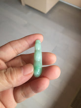 Load image into Gallery viewer, Type A 100% Natural sunny green white Three Peas in a Pod(连中三元) Four Seasons Fortune Beans(四季发财豆) jadeite PD2